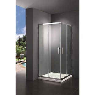 Душевая PRIMERA FRAME кабина, раздвижная - 90*90 - хром/прозрачное стекло SHRC53906