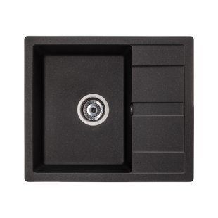 Мийка MADRID black shine (580*500mm.) 1601
