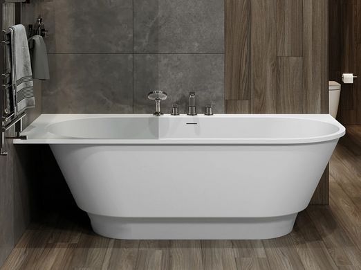 Ванна зі штучного каменю Miraggio Layla R 190x92 білий глянцевий 8813801