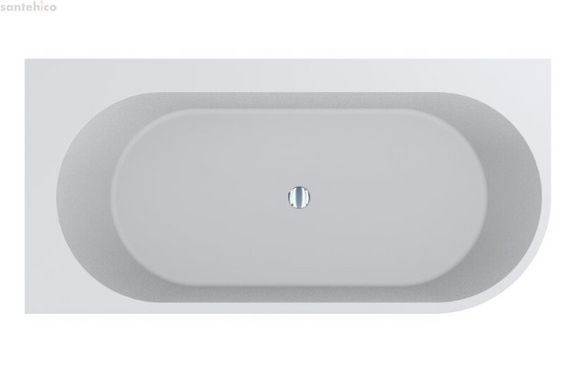 Ванна зі штучного каменю Miraggio Layla R 190x92 білий глянцевий 8813801