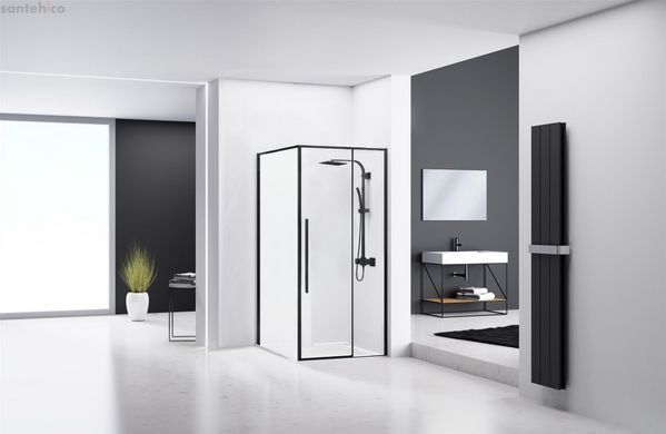 Душевая кабина REA SOLAR BLACK 90X90 REA-K6412