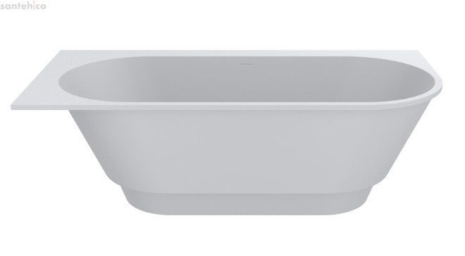 Ванна зі штучного каменю Miraggio Layla R 190x92 білий глянцевий 8813801