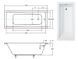 Ванна акрилова Besco Modern Slim 180х80 #WAM-180-SL