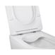 Унитаз подвесной Qtap Jay безободковый с сиденьем Slim Soft-close QT07335176W