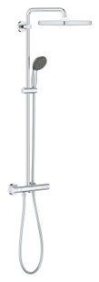 Душевая система с термостатом Grohe Vitalio Start 250 cube хром 26697000