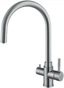 Змішувач для кухні Fabiano SKFC 90 ST Inox нержавіюча сталь 8232.401.0952 під фільтровану воду