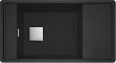 Кухонная мойка Franke Fresno FSG 611 (114.0652.620) гранитная – врезная – оборотная – цвет Черный матовый