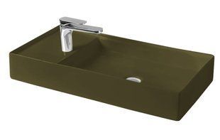 Умывальник керамический 75 см Artceram Scalino, cement mate (SCL004 24; 00)