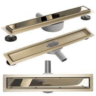 Трап для душа REA PURE NEO MIRROR GOLD PRO 60 см REA-G5610
