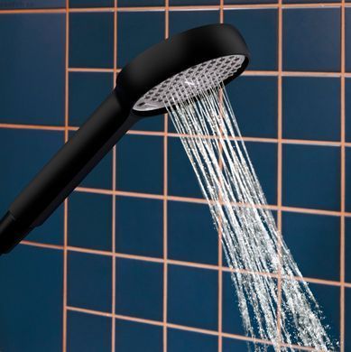 Душевая система Hansgrohe Activera S 240 1jet EcoSmart Reno Varia черный матовый 28074670 без смесителя