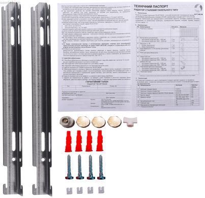 Радиатор стальной панельный OPTIMUM 22 низ/справа 500х600 (без INNER) 22032