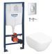 Инсталляция Grohe Rapid SL 38721001 3 в 1 + Унитаз подвесной Geberit Modo 502.827.00.1 с сиденьем Soft Close