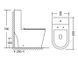 Унитаз напольный Qtap Kolibri Ultra Quiet QT10226380W с бачком и сиденьям Soft Close