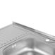 Кухонна мийка Lidz 6080-R Satin 0,6 мм (LIDZ6080R06SAT)