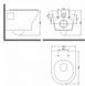 Унітаз підвісний Rozzy Jenori Feel RJ4545 з сидінням Soft Close