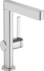 Змішувач Finoris 230 для умивальника з поворотним носиком і донним клапаном push-open. Chrome (76060000) Hansgrohe