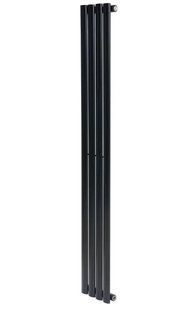Дизайнерський радіатор опалення ARTTIDESIGN Rimini 4/1500/236 чорний матовий RM.4.150.23.B