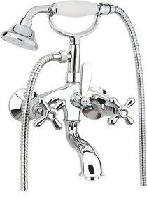 ЗМІШУВАЧ ДЛЯ ВАННИ З РУЧНИМ ДУШЕМ І ШЛАНГОМ FIORE MARGOT SKY ХРОМ/SWAROVSKI 01CR0600
