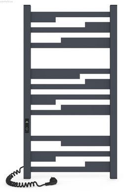 Рушникосушка електрична Laris Зебра Тетріс ЧФ(ГМ)10 500х1000 Е 73207854 ліве підключення