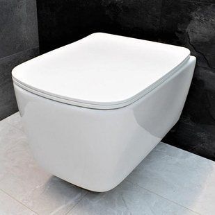 Унітаз підвісний DUSEL BYRON із сидінням Soft Close дюропласт DWHT10202130