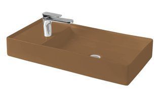 Керамічна раковина 75 см Artceram Scalino, cement arabica (SCL004 25; 00)