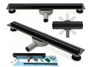 Трап для душа REA NEO SLIM PRO BLACK черный 100 см REA-G8904