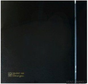 Малошумний вентилятор Soler & Palau SILENT-100 CZ BLACK DESIGN 4C
