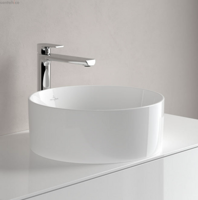 Раковина накладна Villeroy & Boch Collaro CeramicPlus 40 см белый матовый 4A1840RW