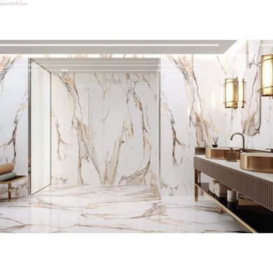 Плитка GRES CALACATTA GOLD RECT, матовая, керамогранит