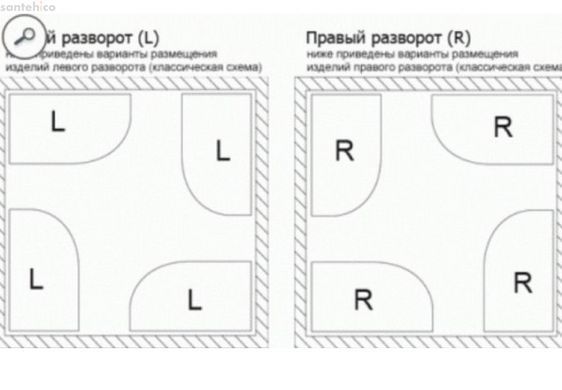Душевой бокс GM 120x80 (Профиль - сатин, стекло - серое) GM-1510 правый