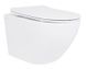 Унітаз підвісний Qtap Jay Rimless QT07335177RW з сидінням Soft Close