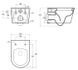 Унитаз подвесной Imprese Vaclav c06806403 с сиденьям Soft Close