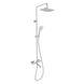 SISTEMA E система душова (термостат для ванни, верхній душ 255*190 мм ABS, ручний душ 100 мм 3 режими, шланг 160 см), cromo