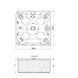 Мини басейн Jacuzzi SPA 213x213 Silver Wood/Platinum J-245