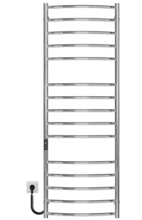 Рушникосушка електрична Deffi Класік Еліт 500x1500 хром C.KE.150.50.15.E.C.L.1 ліва