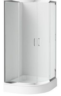 Душевая кабина Deante Funkia 90x90 см (Профиль - хром, стекло - прозрачное) KYP 051К