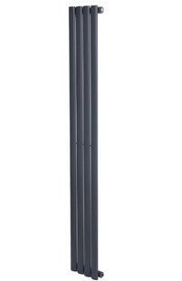 Дизайнерський радіатор опалення ARTTIDESIGN Rimini 4/1500/236 сірий матовий RM.4.150.23.G
