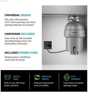 Измельчитель пищевых отходов Kraus KWD210-75MGR