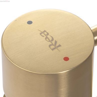 Смеситель для раковины (умывальника) REA TESS L.GOLD MAT золотой высокий REA-B5660