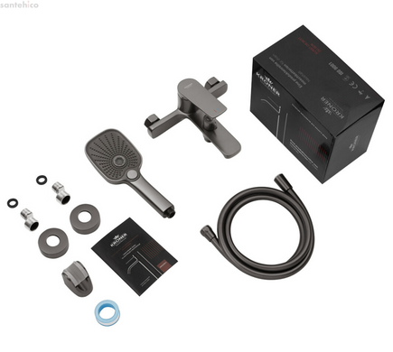 Смеситель для ванны Kroner KRP Makon - GRP060 графит CV033863