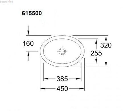 Умивальник Villeroy & Boch Loop & Friends 61550001