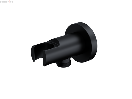 Душовий гарнітур прихованого монтажу Corsan LUGO BLACK + BOX чорний Z03MBL