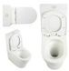Унітаз підлоговий Qtap Virgo Ultra Quiet QT18226092AW з бачком і сидінням Soft Close