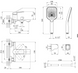 Смеситель для ванны Kroner KRP Makon - GRP060 графит CV033863