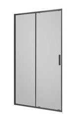 Душевые двери 120 DEVIT ART FEN3540B черный матовый, стекло прозрачное