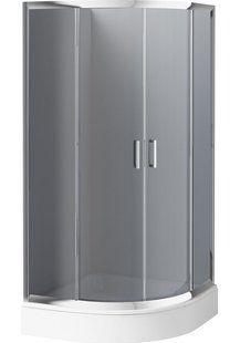 Душевая кабина Deante Funkia 90x90 см (Профиль - хром, стекло - графит) KYP 451K