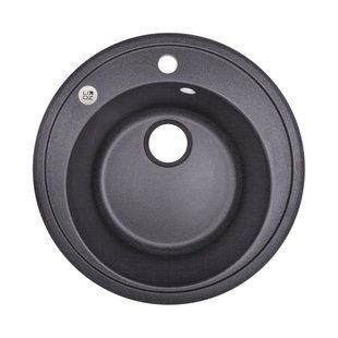 Кухонна мийка Lidz D510 / 200 BLA-03 (LIDZBLA03D510200)