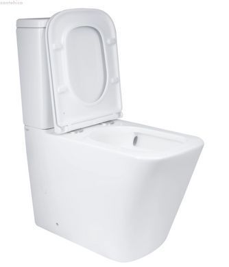 Унитаз напольный Qtap Tern Ultra Quiet QT17226003AW с бачком и сиденьям Soft Close