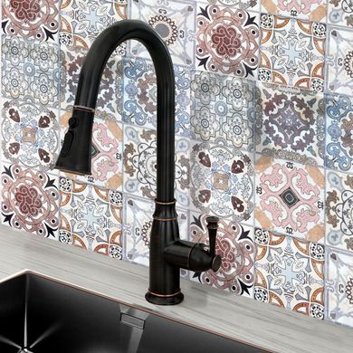 Смеситель для раковины (умывальника) REA DECO OLD BLACK черный высокий REA-B0182