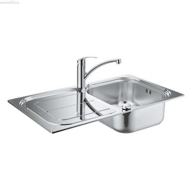 Набір кухонна мийка Grohe EX Sink 31565SD0 K300 + змішувач Eurosmart 33281002